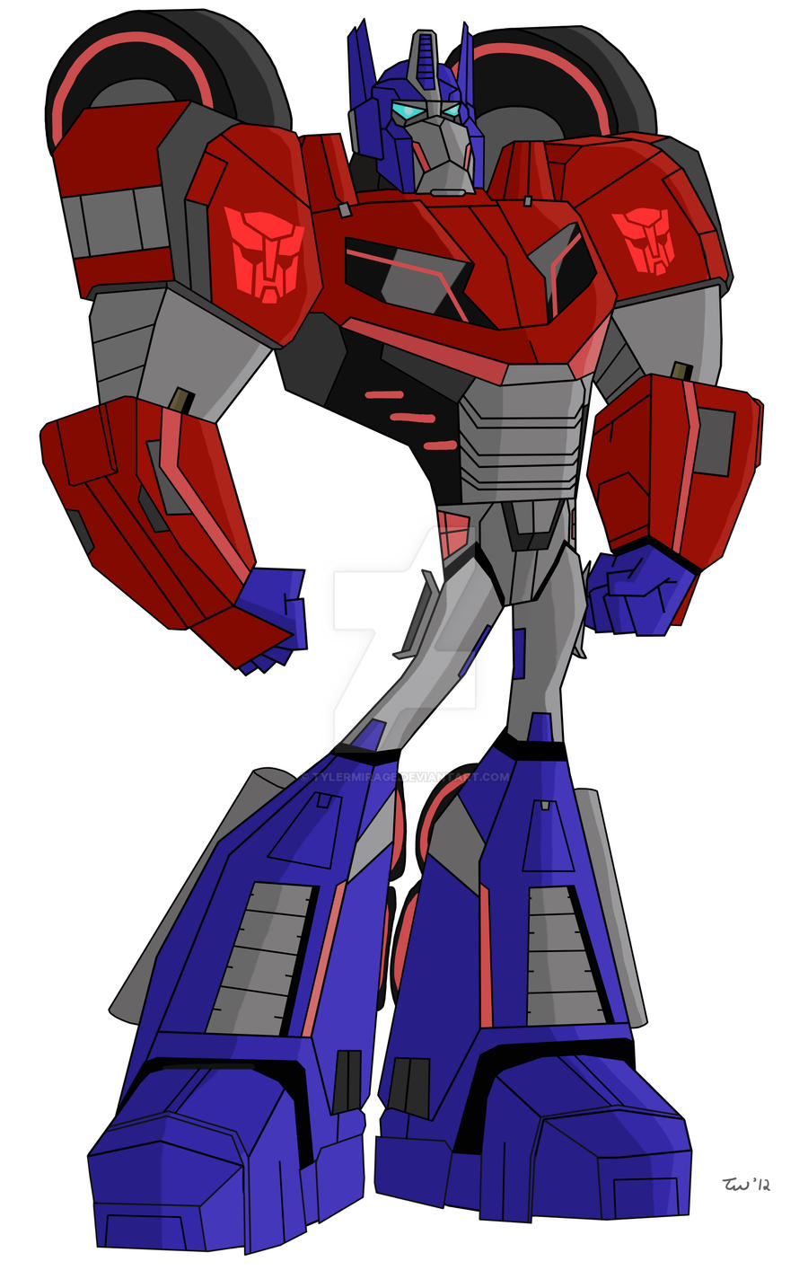 Animated Optimus Prime-War for Cybertron by TylerMirage on DeviantArt