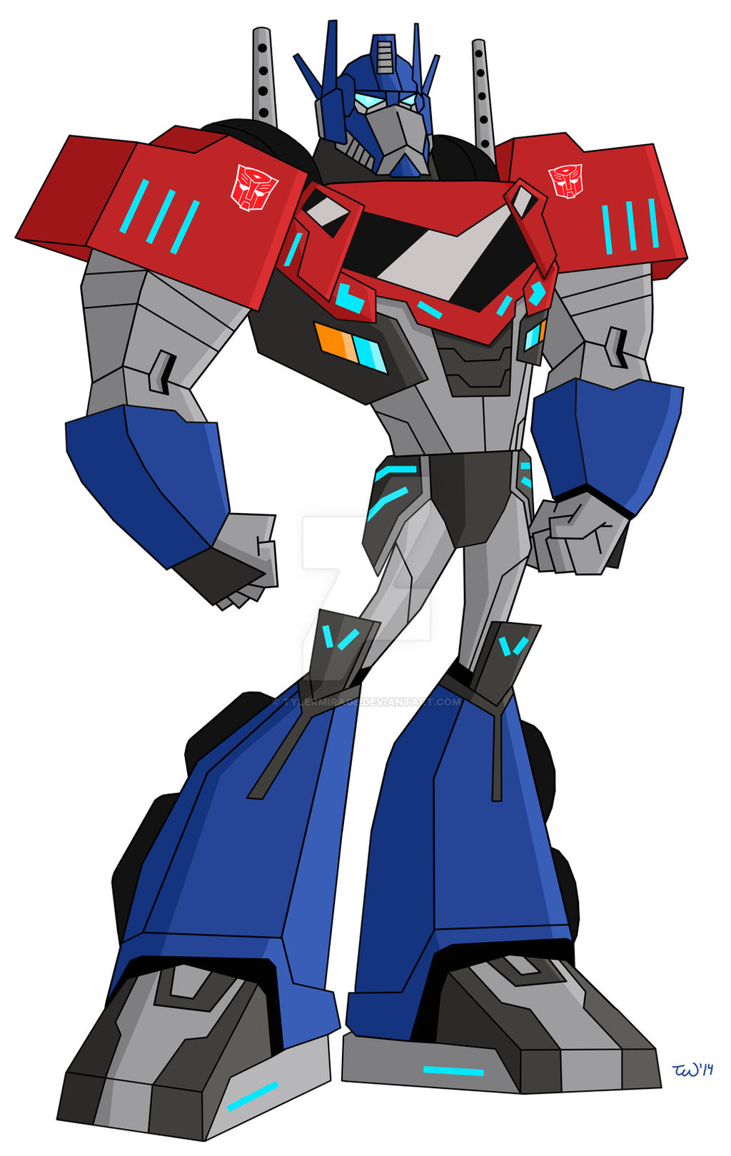 Animated Optimus Prime-RID  by TylerMirage on DeviantArt