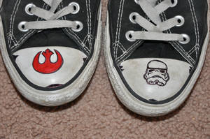 Star Wars Converse Close Up