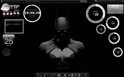 The Dark Knight Gnome Shell