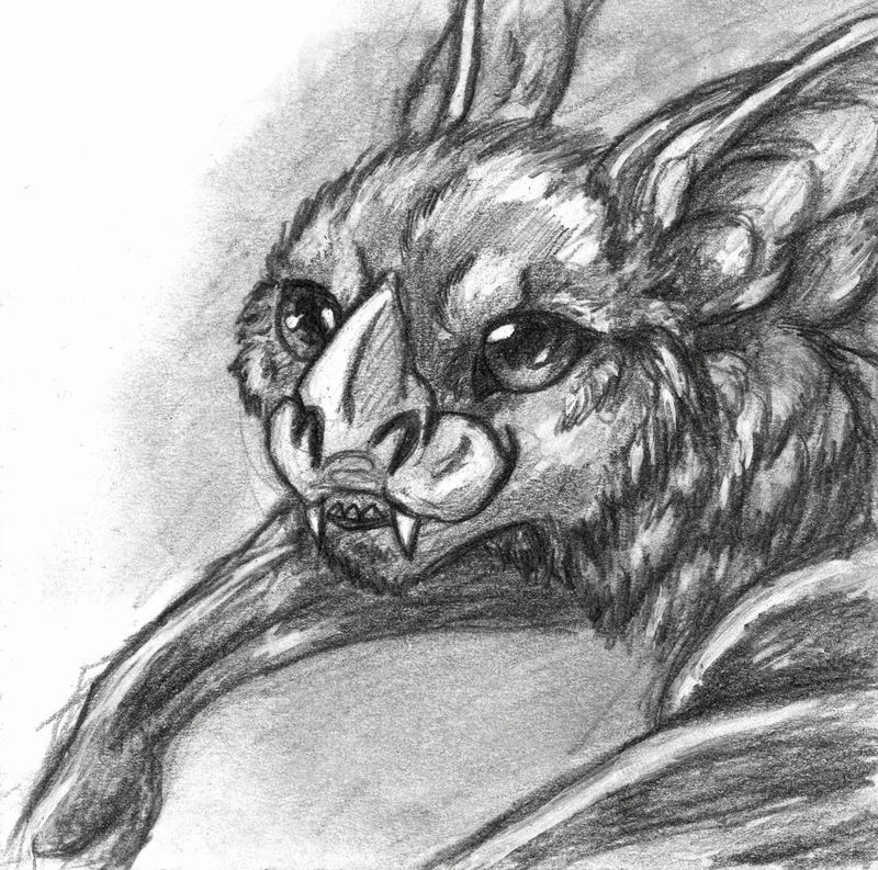 Bat Stickynote by SushiGryphon on DeviantArt
