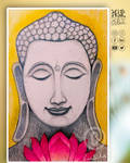 Lord Buddha Mixed Media artwork by vishalsurvearts