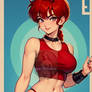 Ranma, la chica de los cabellos de fuego