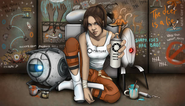 Rebel Chell and her Portal Cohorts