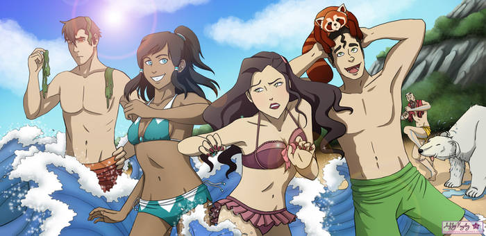 Legend of Korra at the Beach