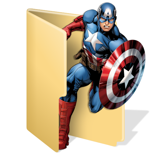 CAPTAIN AMERICA Folder Icon by nes78 on DeviantArt