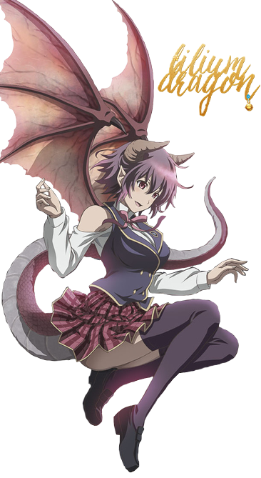 Anime Girl Dragon Render by Lilium-Dragon on DeviantArt