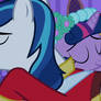 Twilight Hugging Shining Armor