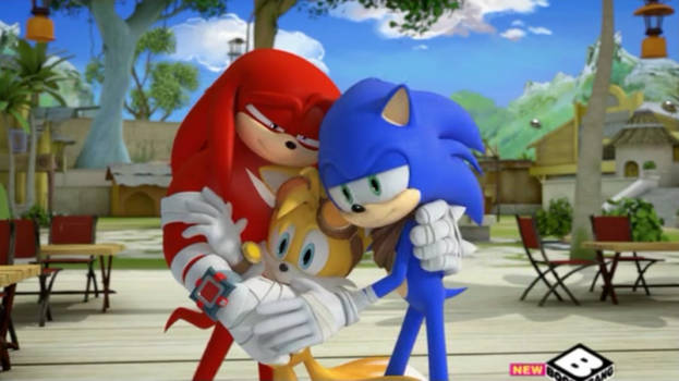 Sonic Boys Group Hug