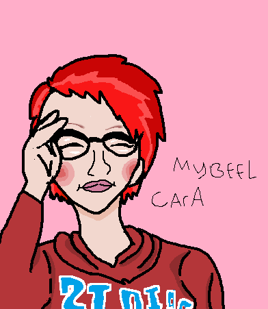 I drawed my bffl cara