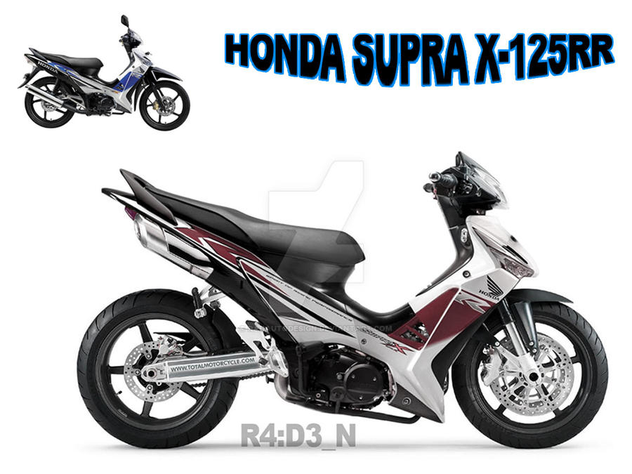Honda Supra X 125 RR by radautodesign on DeviantArt