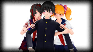 [MMDxYS] :: AYANO-SENPAI-RIVAL-CHAN ::(old photo)