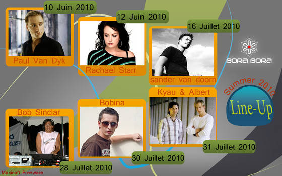 Bora Sousse Summer 2010 LineUp