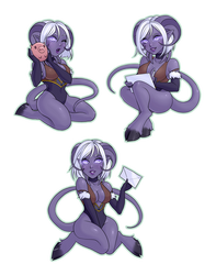 Chibi Jahlees stickers from Patreon