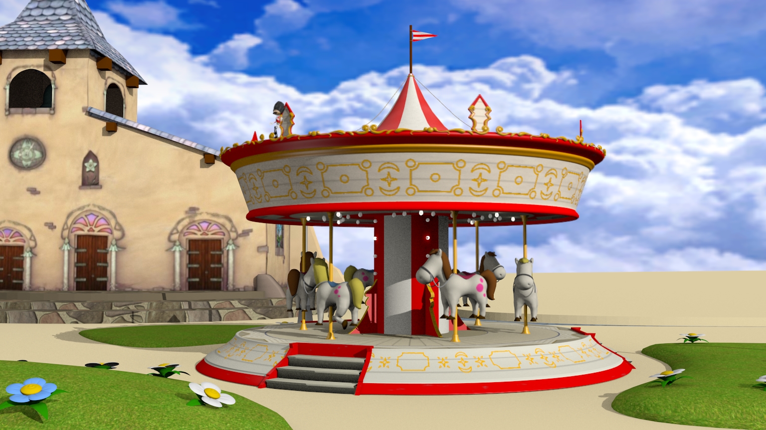 The Magic Roundabout 3D Model Update WIP 2 by TPPercival on DeviantArt
