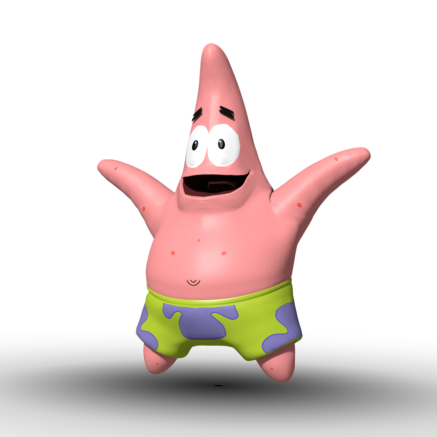 Realistic Patrick Deviantart Patrick 3D Render by TPPercival on DeviantArt