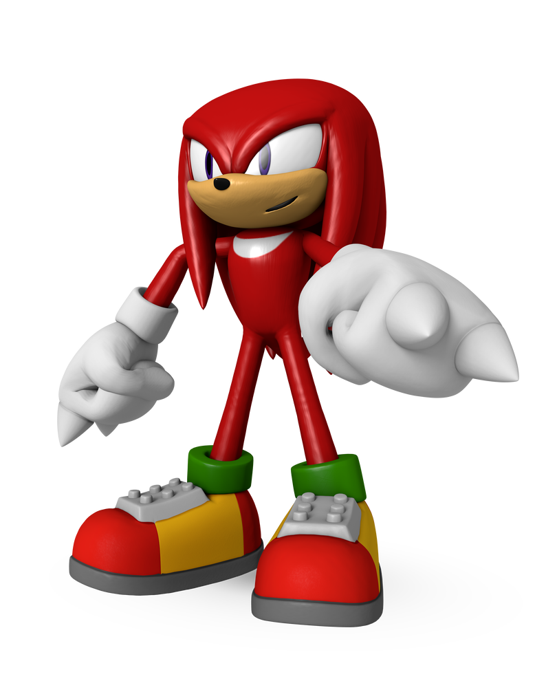 Knuckles 3D Render by TPPercival on DeviantArt