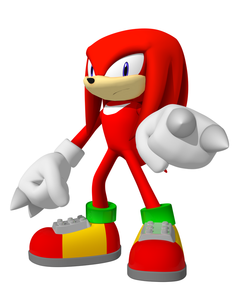 Knuckles the Echidna 3D Render (March 2023) by TPPercival on DeviantArt