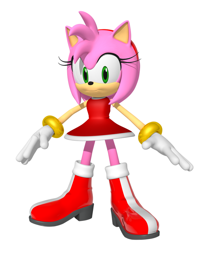 Amy Rose 3D Render (March 2023) by TPPercival on DeviantArt
