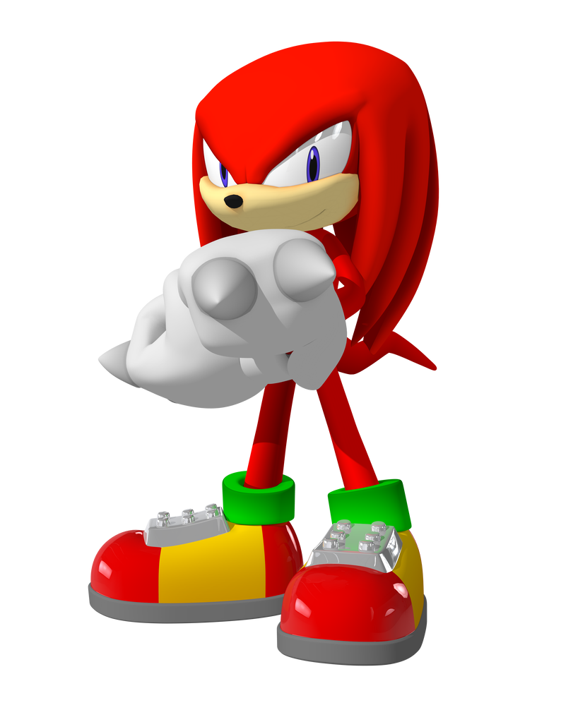 Knuckles Rende Knuckles the Echidna 3D Render (May 2023) by TPPercival on DeviantArt