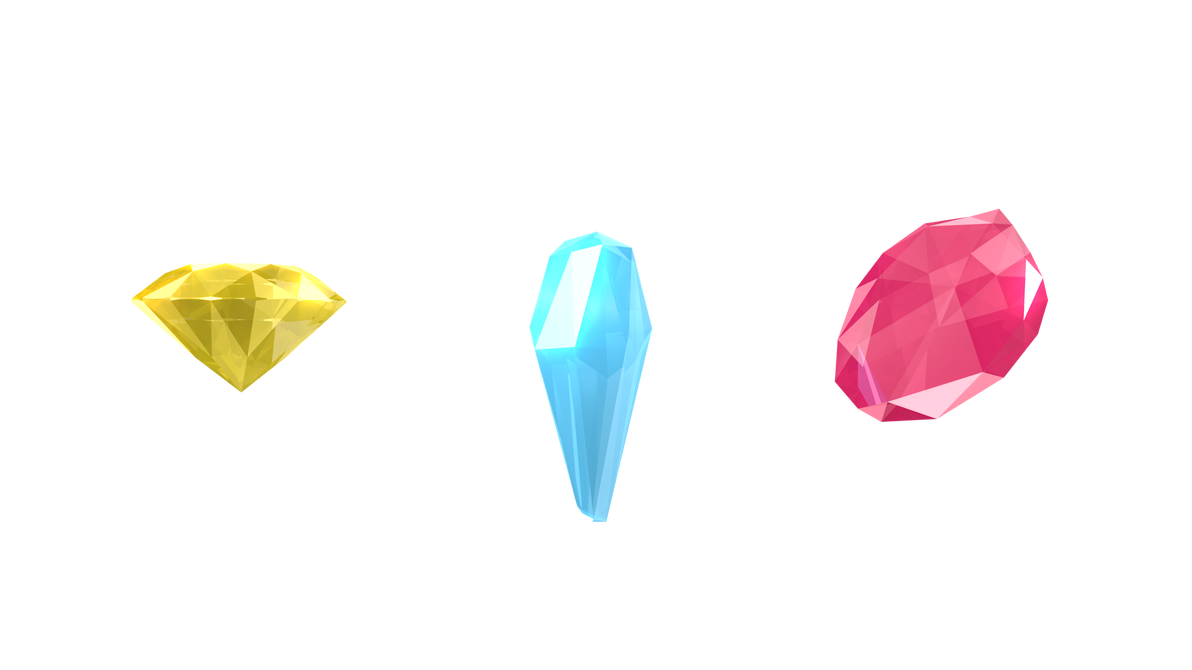 Three Enchanted Diamonds 3D Render By TPPercival On DeviantArt three-enchanted-diamonds-3d-render-by-tppercival-on-deviantart