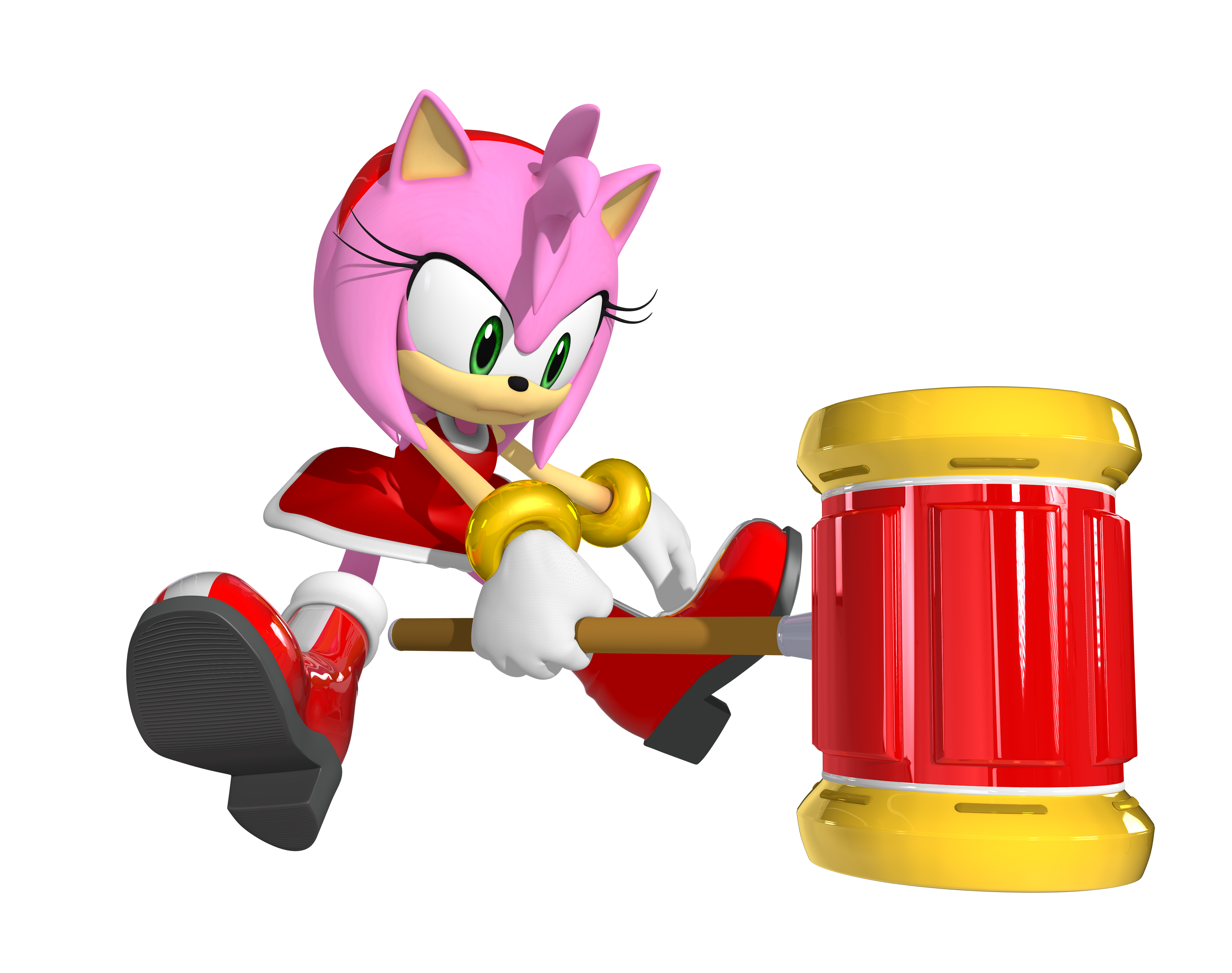 Amy Rose Render by bandicootbrawl96 on DeviantArt