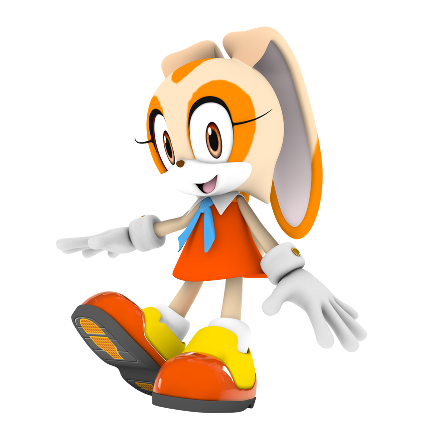 Giant Cream Rabbit Cream the Rabbit 3D Render #2 (Nov 2023) by TPPercival on DeviantArt