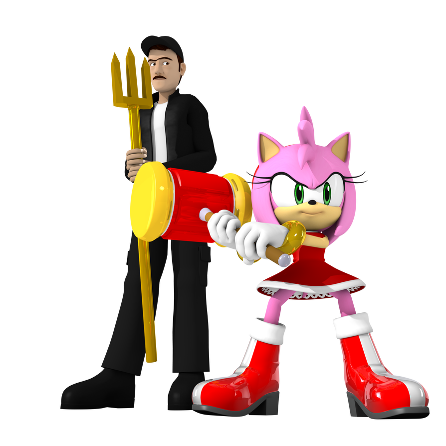 Amy Rose with TP by TPPercival on DeviantArt