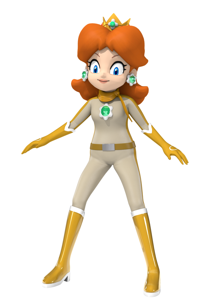 Daisy Renders Princess Daisy 3D Render (May 2024) by TPPercival on DeviantArt