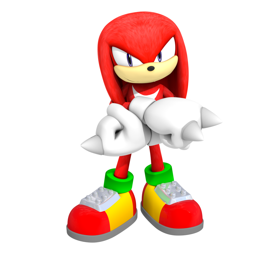 Knuckles Rende Knuckles 3D Render (June 2024) by TPPercival on DeviantArt