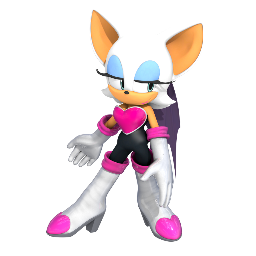 Rouge 3D Render (June 2024) by TPPercival on DeviantArt