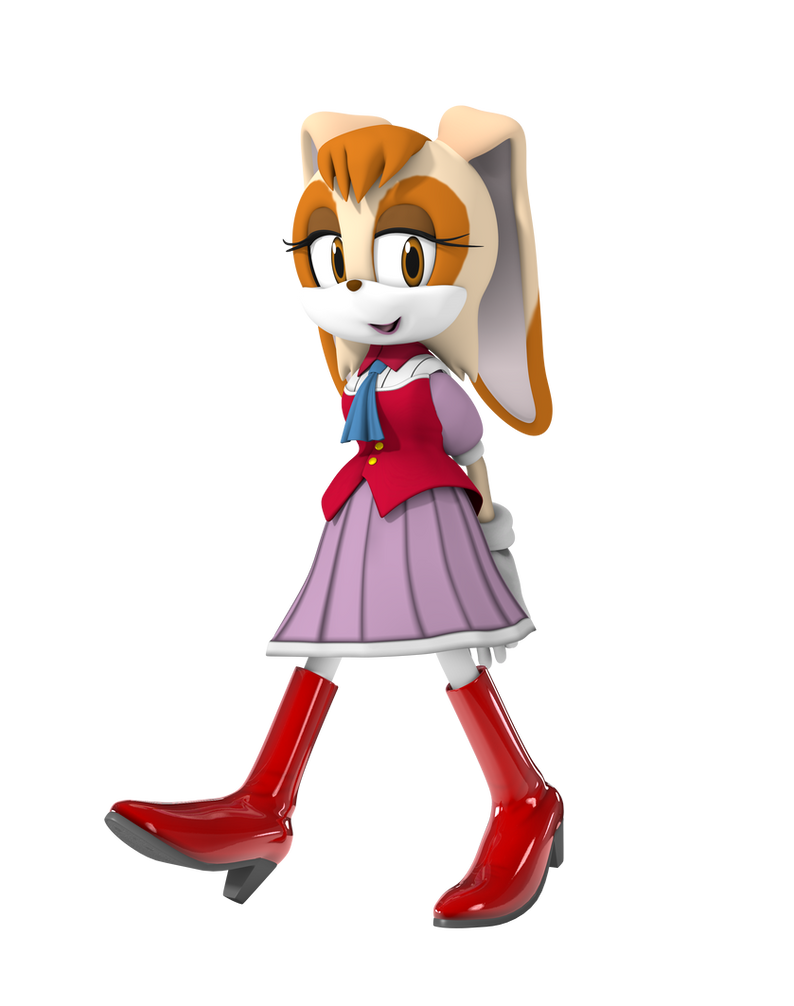 Vanilla The Rabbit R3 4 Vanilla the Rabbit alt 3D Render (Nov 2024) by TPPercival on DeviantArt
