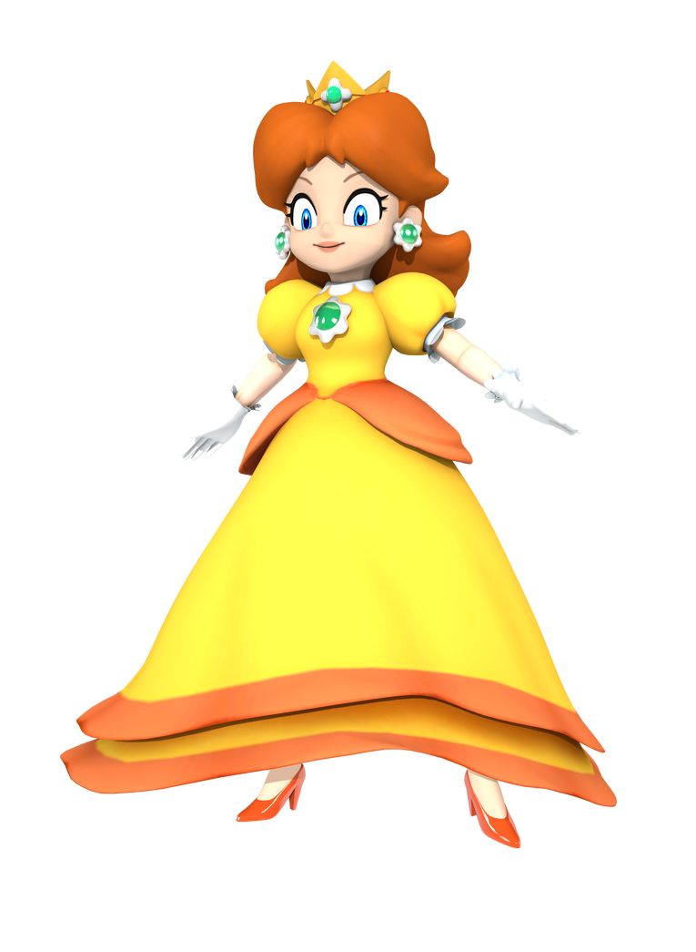 Daisy Renders Princess Daisy 3D Render#2 (Jan 2025) by TPPercival on DeviantArt