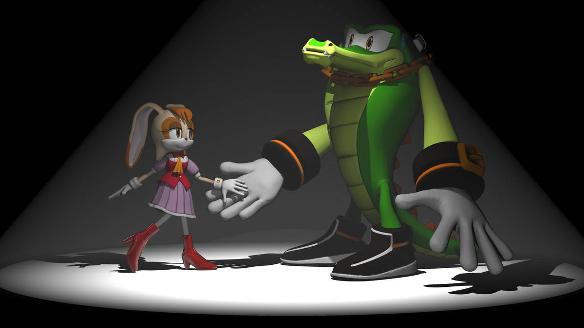 Vanilla and Vector in the spotlight by TPPercival on DeviantArt
