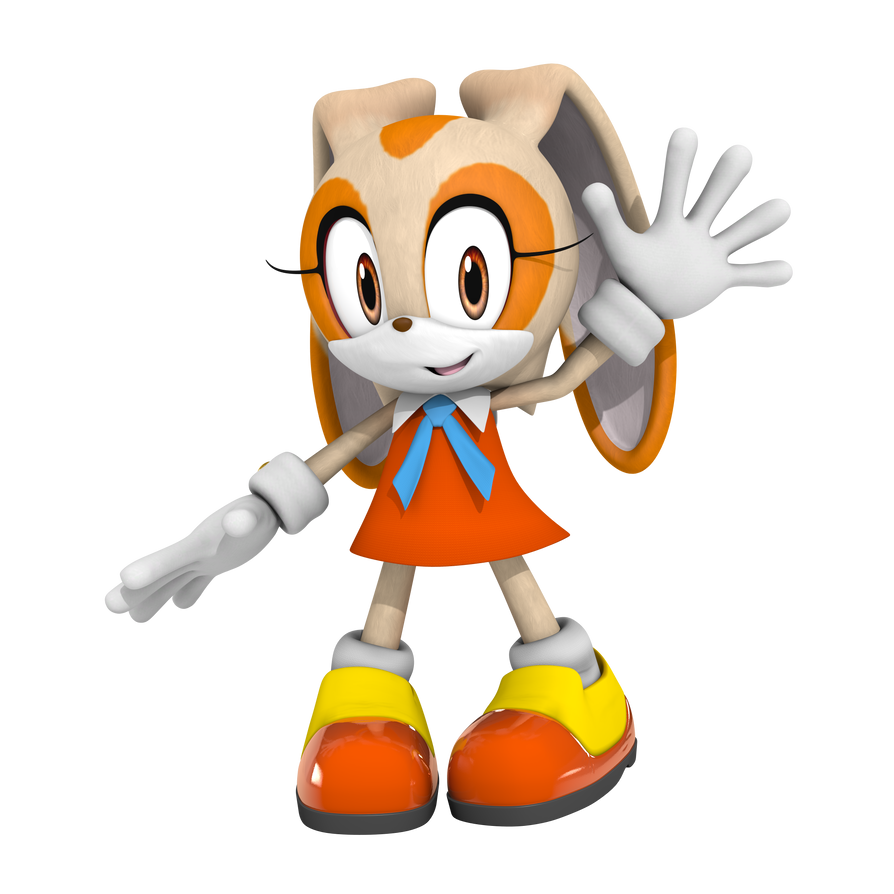 Cream Rabbit Varient Cream the Rabbit 3D Render (Jan 2026) by TPPercival on DeviantArt