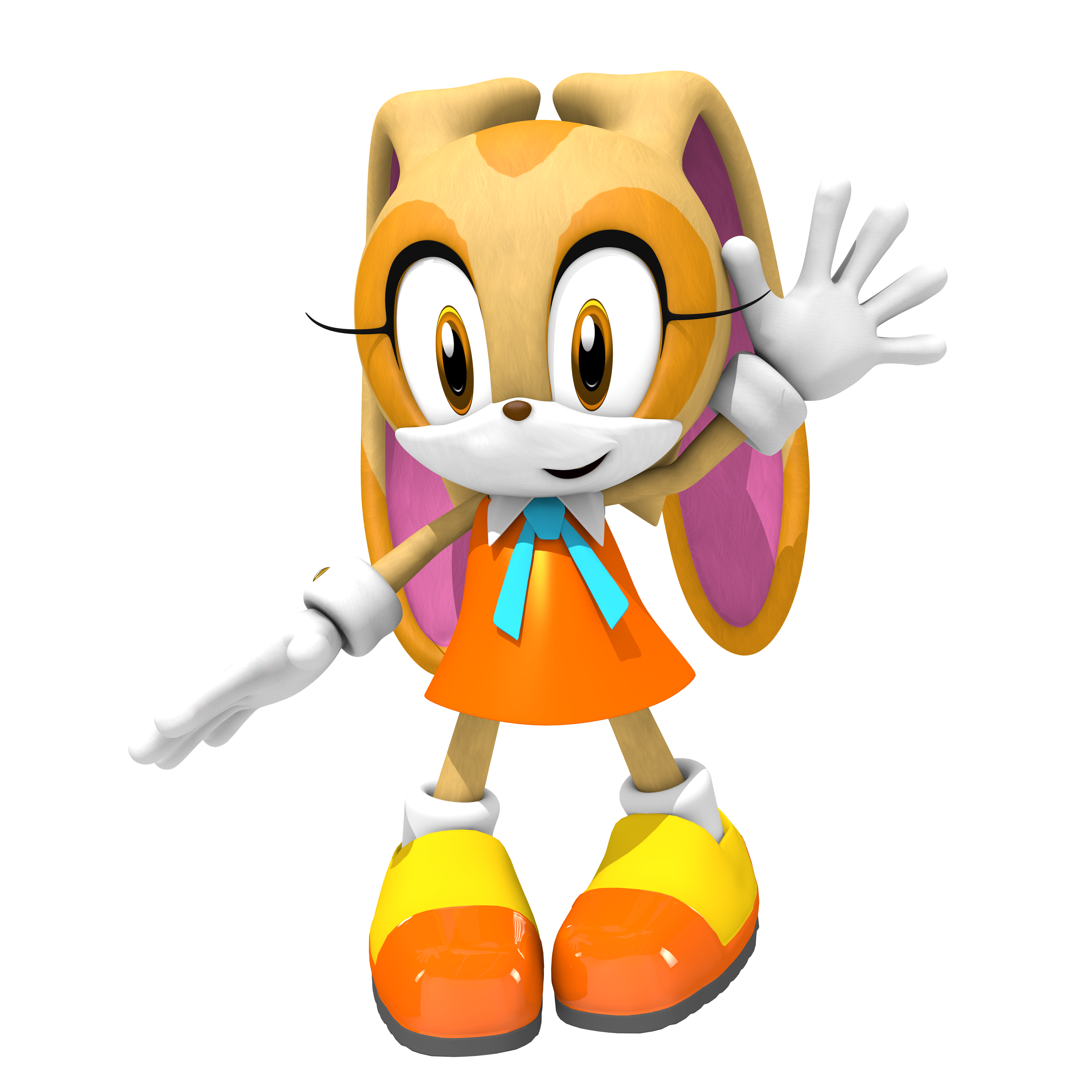 Cream Rabbit Cream the Rabbit 3D Render (Sonic Heroes) by TPPercival on DeviantArt
