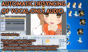 MMM / MMD Automatic Lipsyncing for vocal tracks