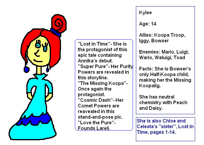 Kylee Characters Character Profile: Kylee Violet Comett by Marioparty09 on DeviantArt