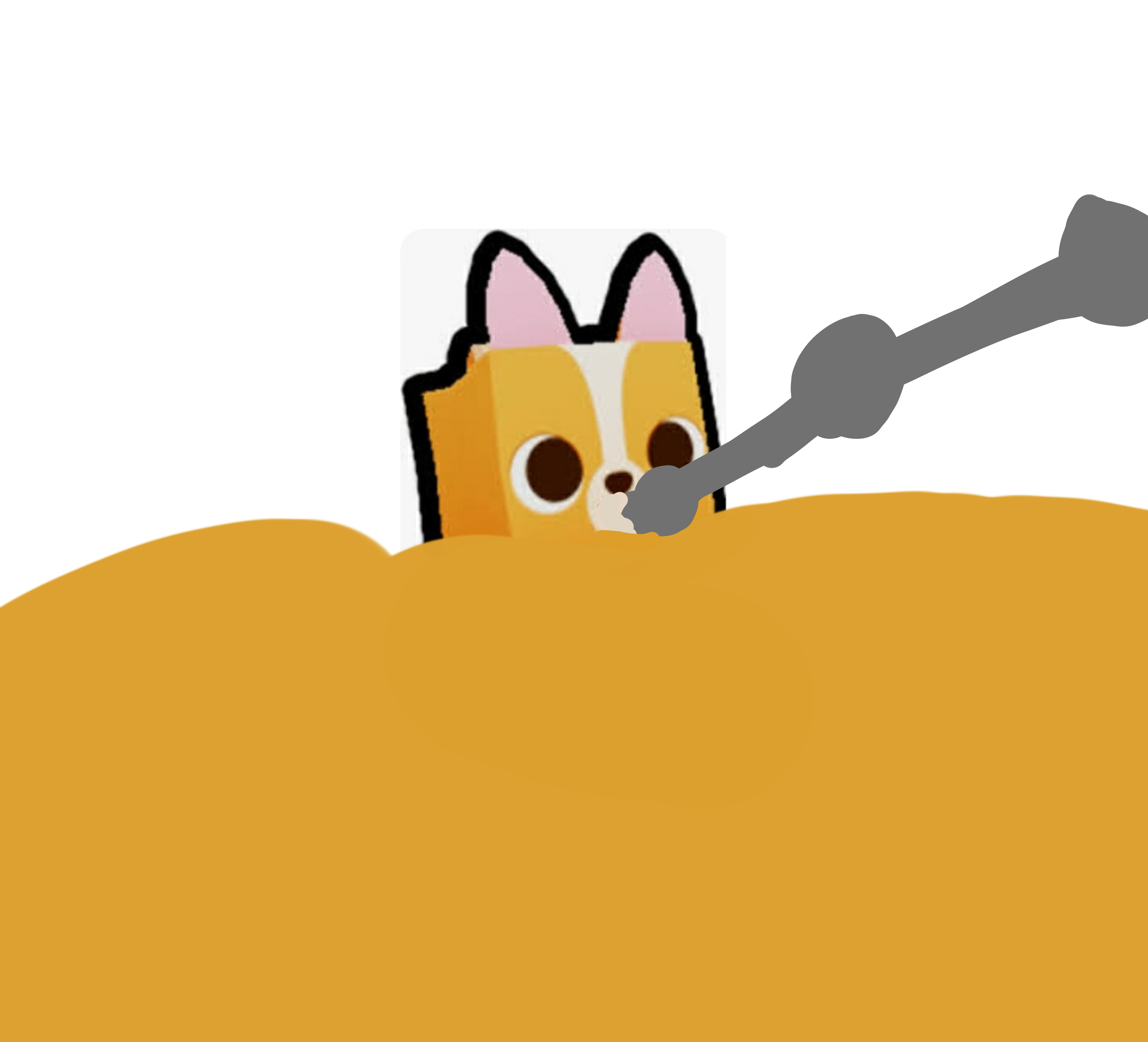 Pet simulator X inflation corgi by sumayyahcats on DeviantArt