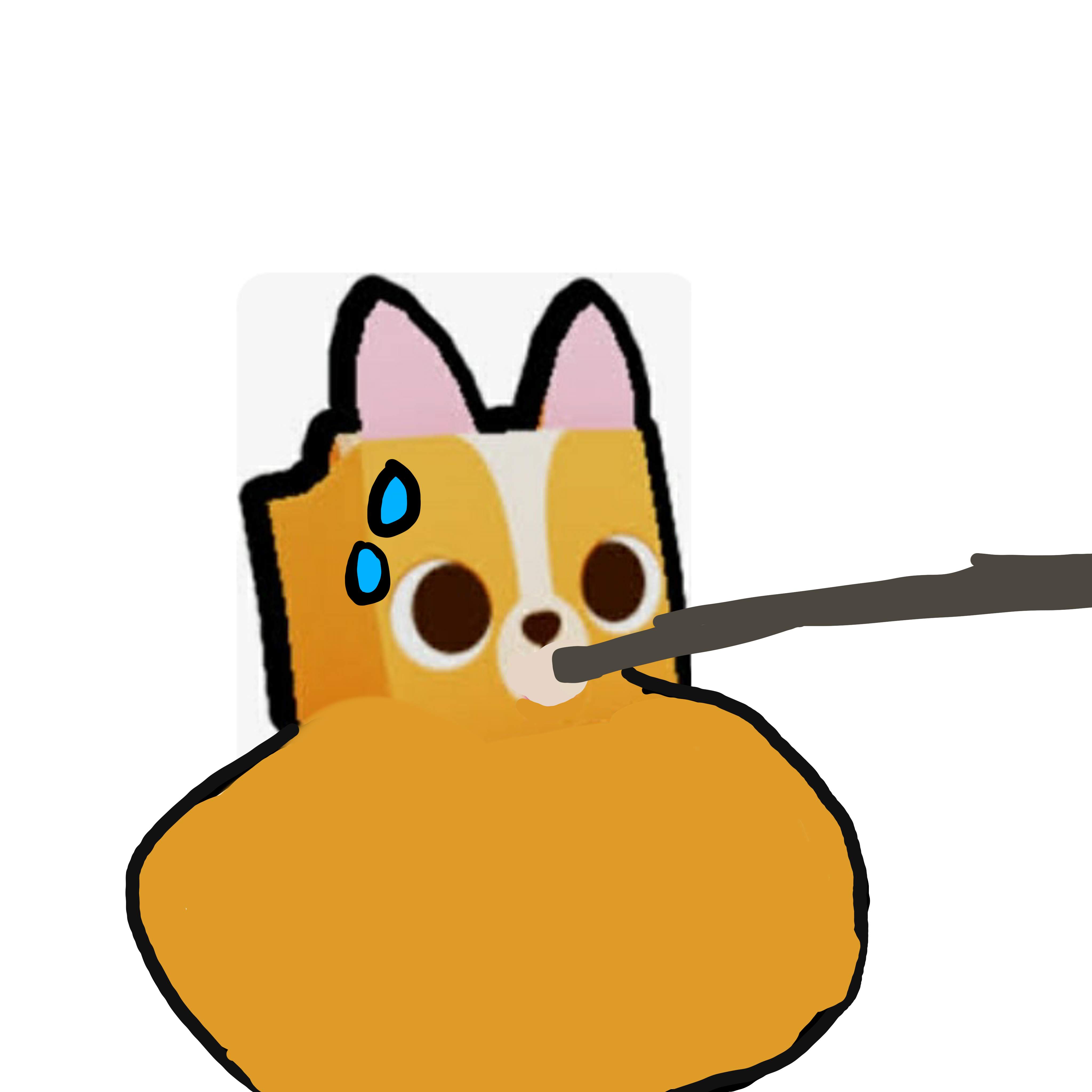 Pet simulator X inflation 1/4 by sumayyahcats on DeviantArt