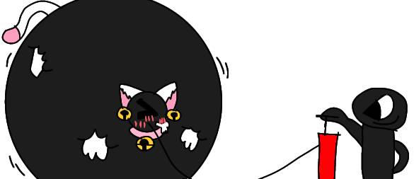 Neko seek inflation balloon Doors by sumayyahcats on DeviantArt