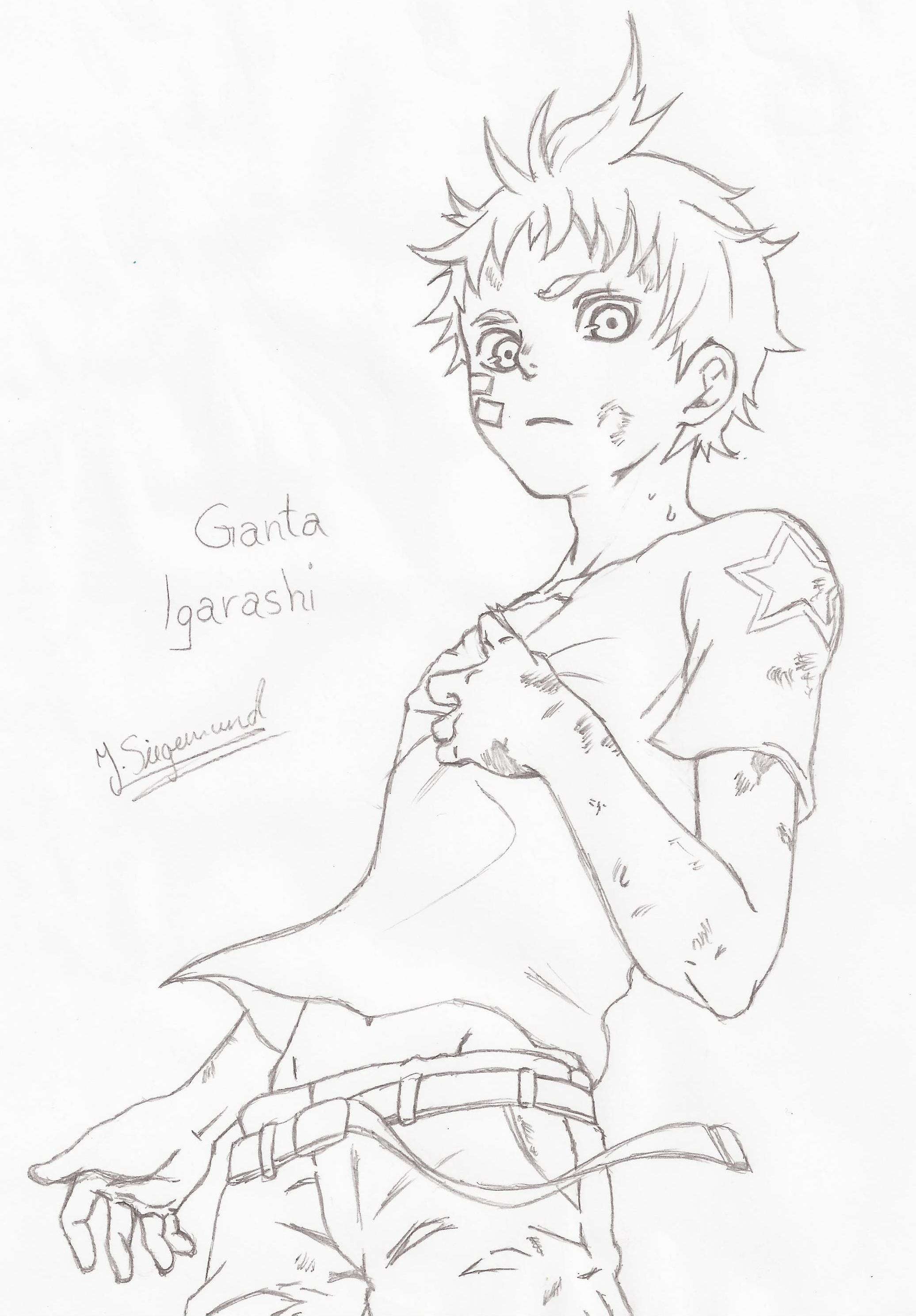 Fanart: Ganta Igarashi Sketch