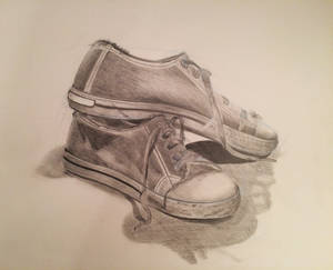 Old Converse Graphite