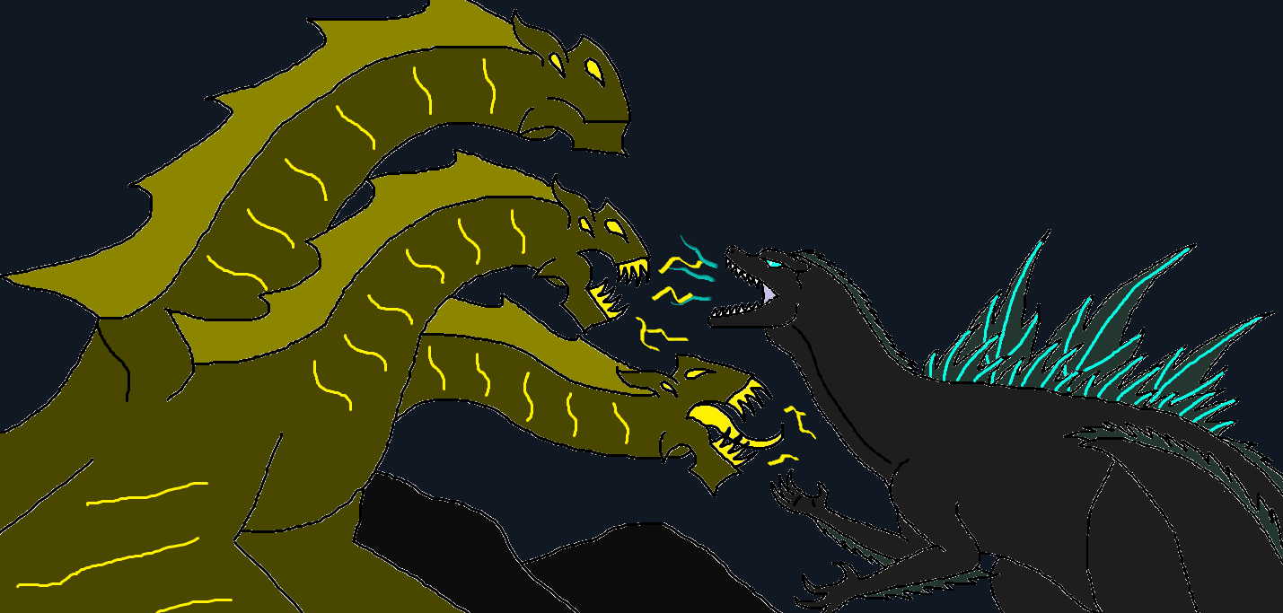 Godzilla Earth vs Daijinryuu/Serpentera by Anicomicgeek on DeviantArt