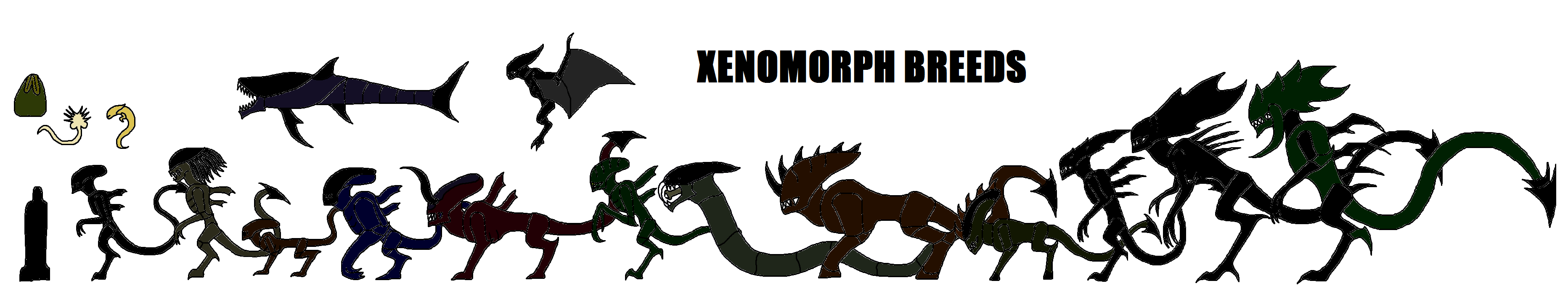 AVP Xenomorph Breeds