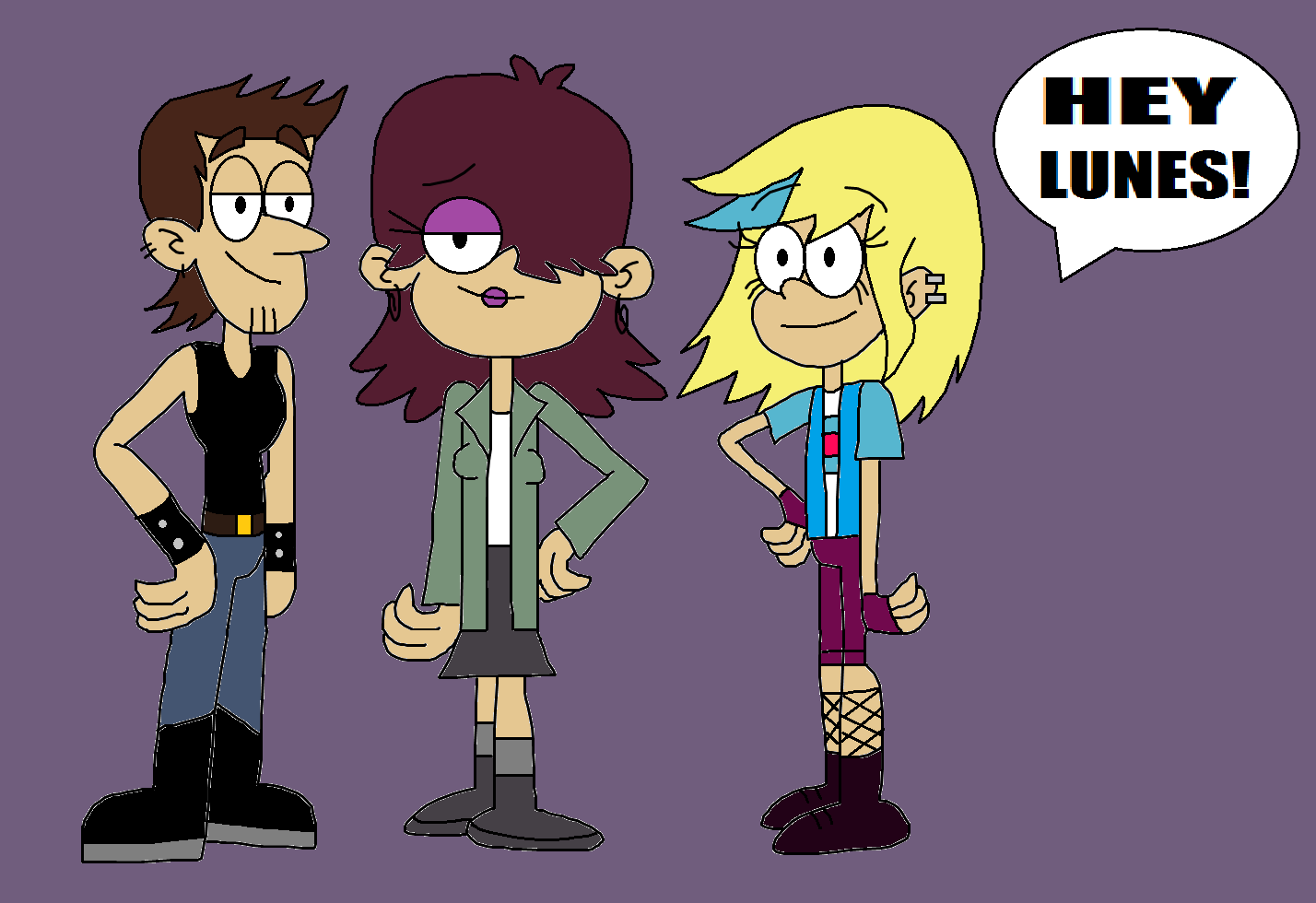 Ds Loud Rocker Loud House Collage Rockers by Syfyman2XXX on DeviantArt