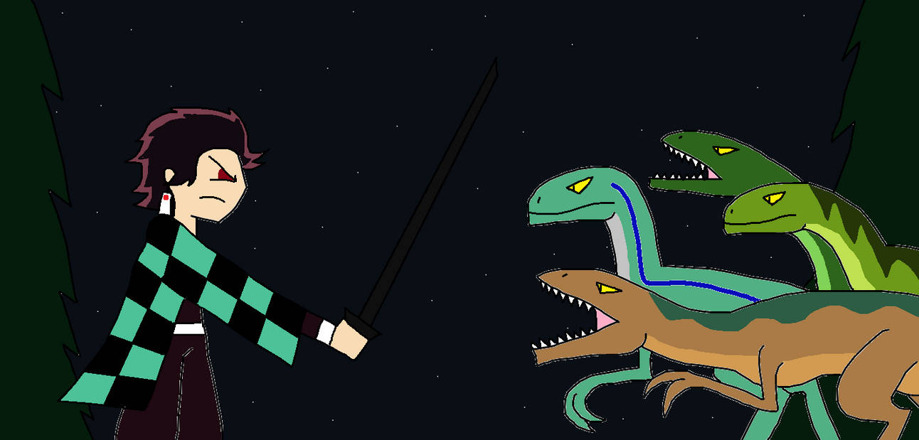 Tankiro Raptorino Tanjiro Vs the Raptor Squad by Syfyman2XXX on DeviantArt