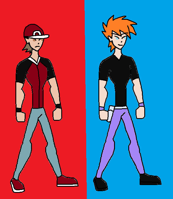 Red and Blue Oak (Pokemon Gold and Silver) by rbta123 on DeviantArt