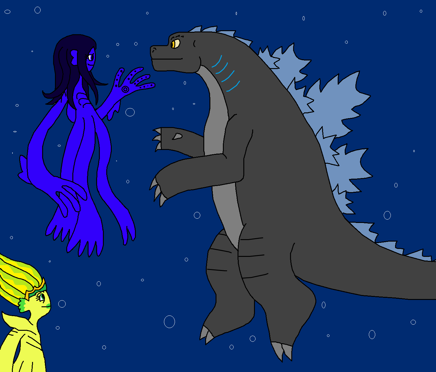 Ruby Gillman meets Godzilla by Syfyman2XXX on DeviantArt