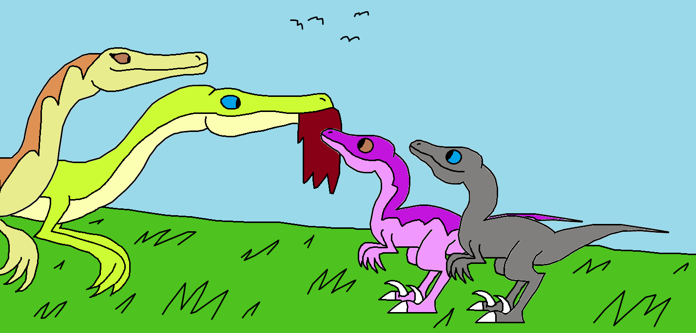 Raptor Family by Syfyman2XXX on DeviantArt